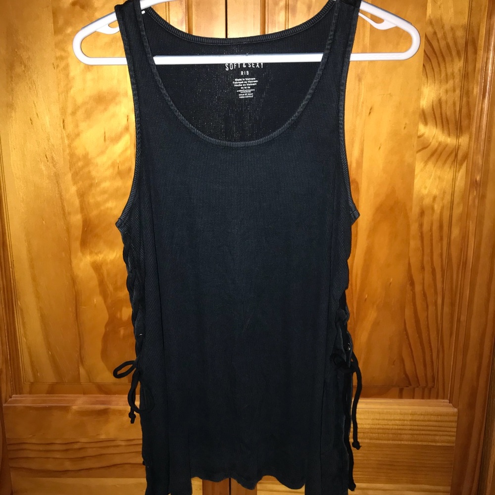 American Eagle Side Lace Tank